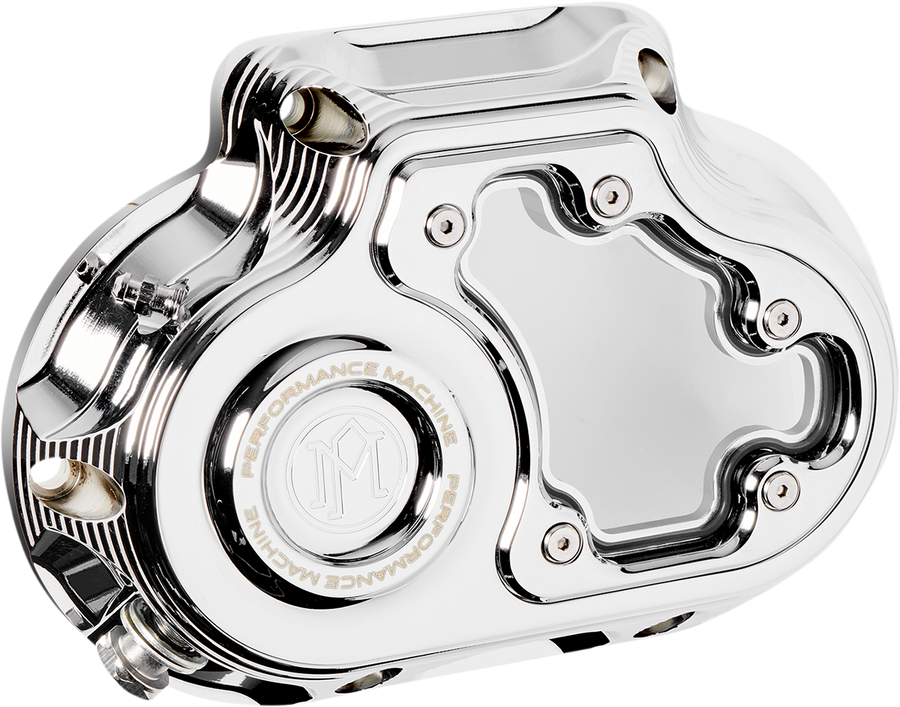 1107-0673 - PERFORMANCE MACHINE (PM) Transmission Cover - Chrome 0177-2080M-CH