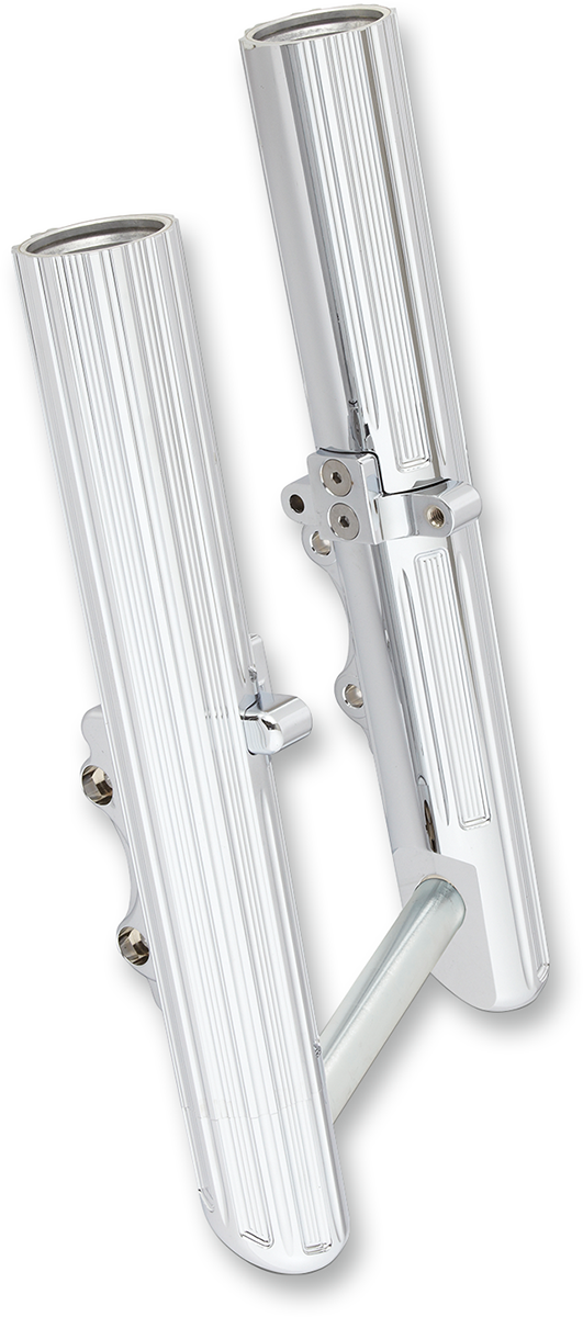 0403-0128 - ARLEN NESS Hot Legs Fork Legs - Custom Single Disc - 10-Gauge - Chrome 40-522