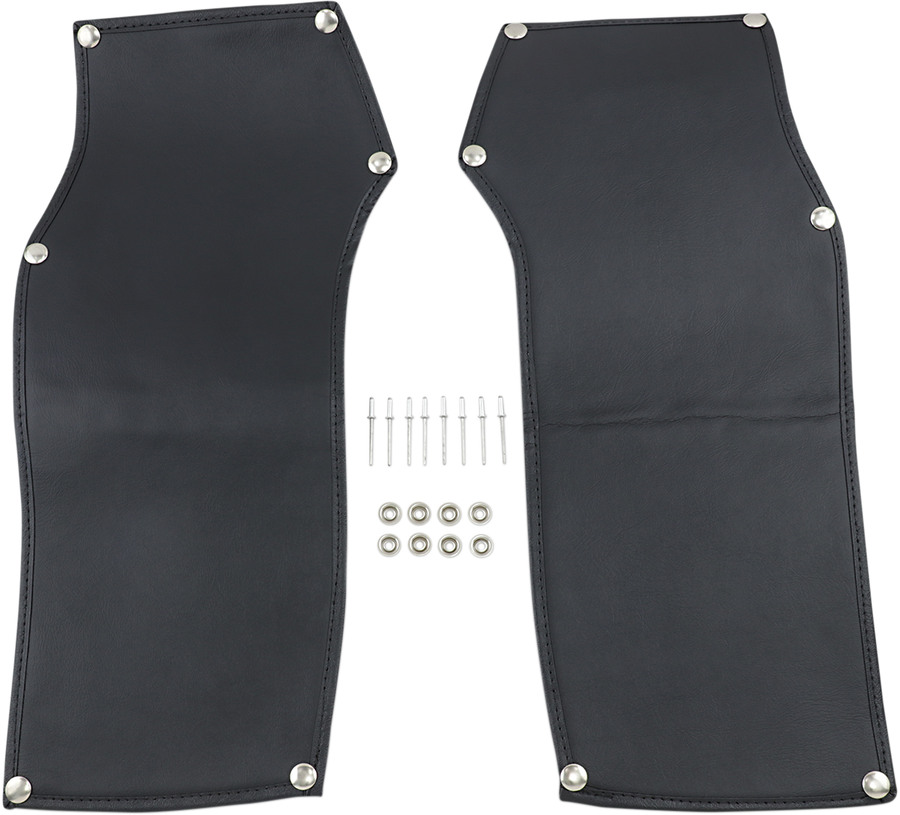 1414-0011 - MOTOR TRIKE Inner Rear Fender Bra - Black MTBY-0219