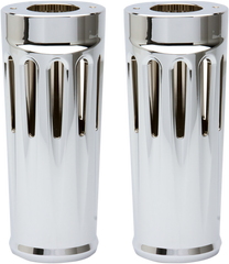 0411-0084 - ARLEN NESS Deep Cut Fork Boot Covers - Chrome - +2" - FL 20-027