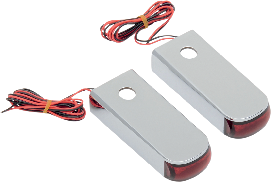 7806-1040 - ALLOY ART LED Strut Light - Red/Red Softail SSL-3