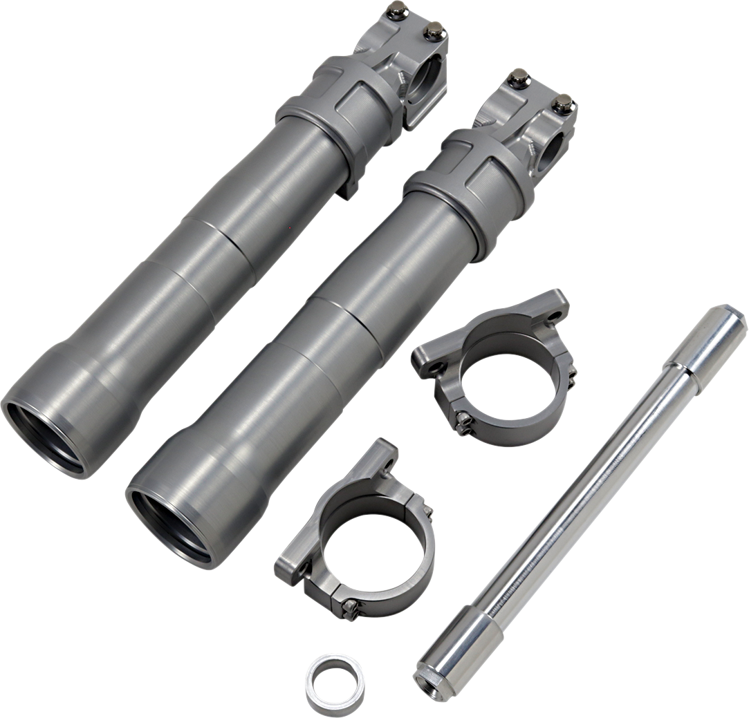 0403-0156 - ALLOY ART Lower Fork Legs - 49 mm ABS - Clear 49LLFL-1ABS