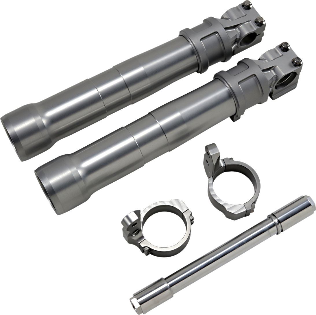 0403-0158 - ALLOY ART Lower Fork Legs - 49 mm ABS - Clear 49LLFX-1ABS