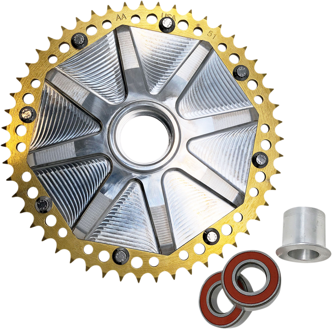 1210-2506 - ALLOY ART Cush Drive Sprocket - Gold - 51 Tooth G2CC51-32
