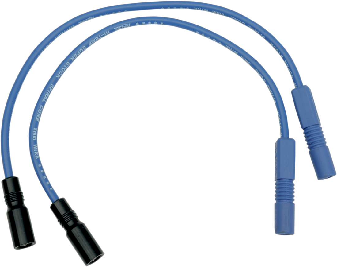 2104-0126 - ACCEL Spark Plug Wire - '99-'08 FLH/FLT - Blue 171098-B