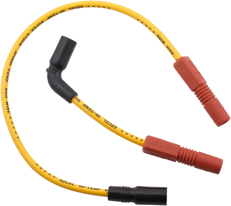 2104-0234 - ACCEL Spark Plug Wire - '07-'19 XL - Yellow 171110Y