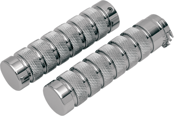 0630-0377 - ACCUTRONIX Grips - Knurled - Notched - Chrome GR100-KNC