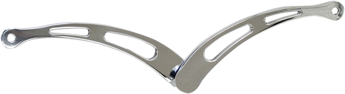 1602-0976 - ACCUTRONIX Heel/Toe Shifter - Slotted - Chrome FLHT-SC