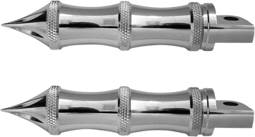 1620-1223 - ACCUTRONIX Tribal Footpegs - Male Mount - Chrome RP111-LC