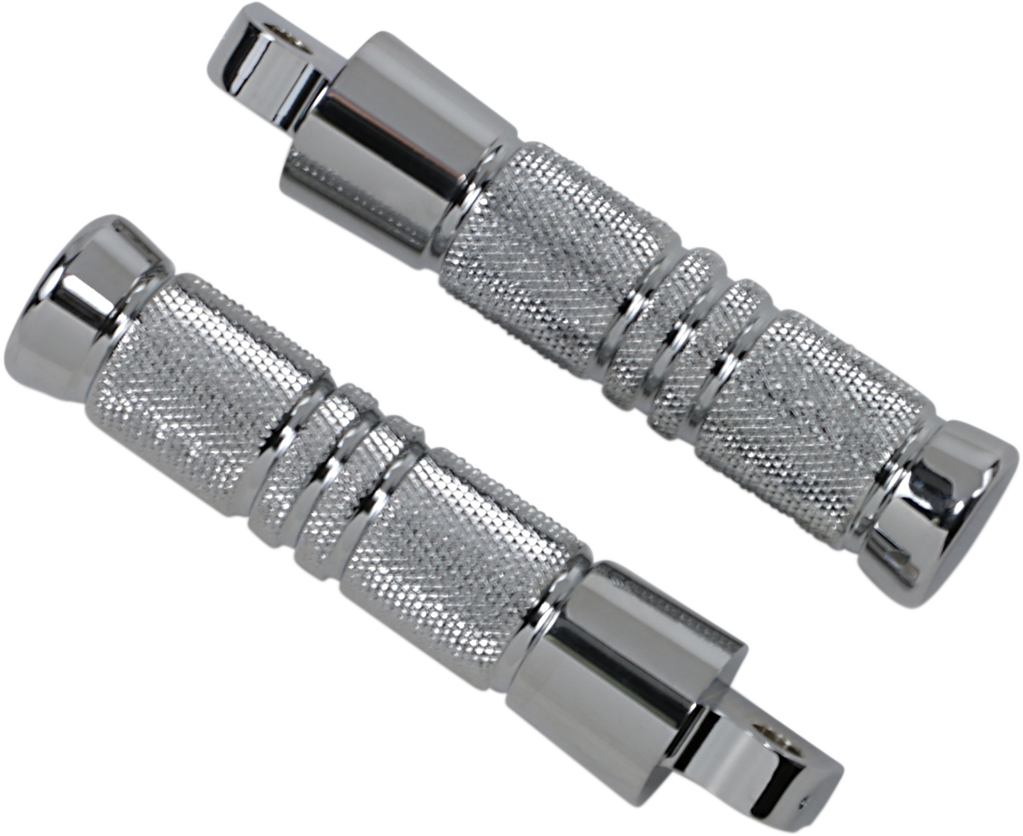 ACCUTRONIX Knurled Footpegs - Male Mount RP111-KGC