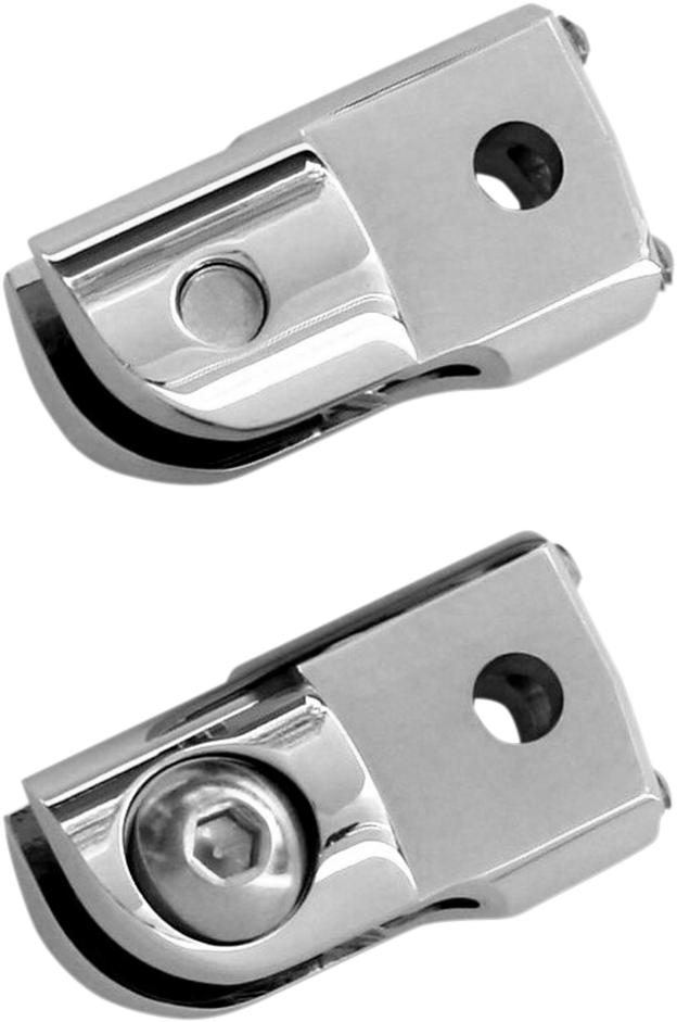 1620-1245 - ACCUTRONIX Rear Footpeg Adapter - Chrome FPMT401-C