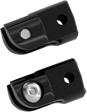 1620-1246 - ACCUTRONIX Rear Footpeg Adapter - Black FPMT401-B