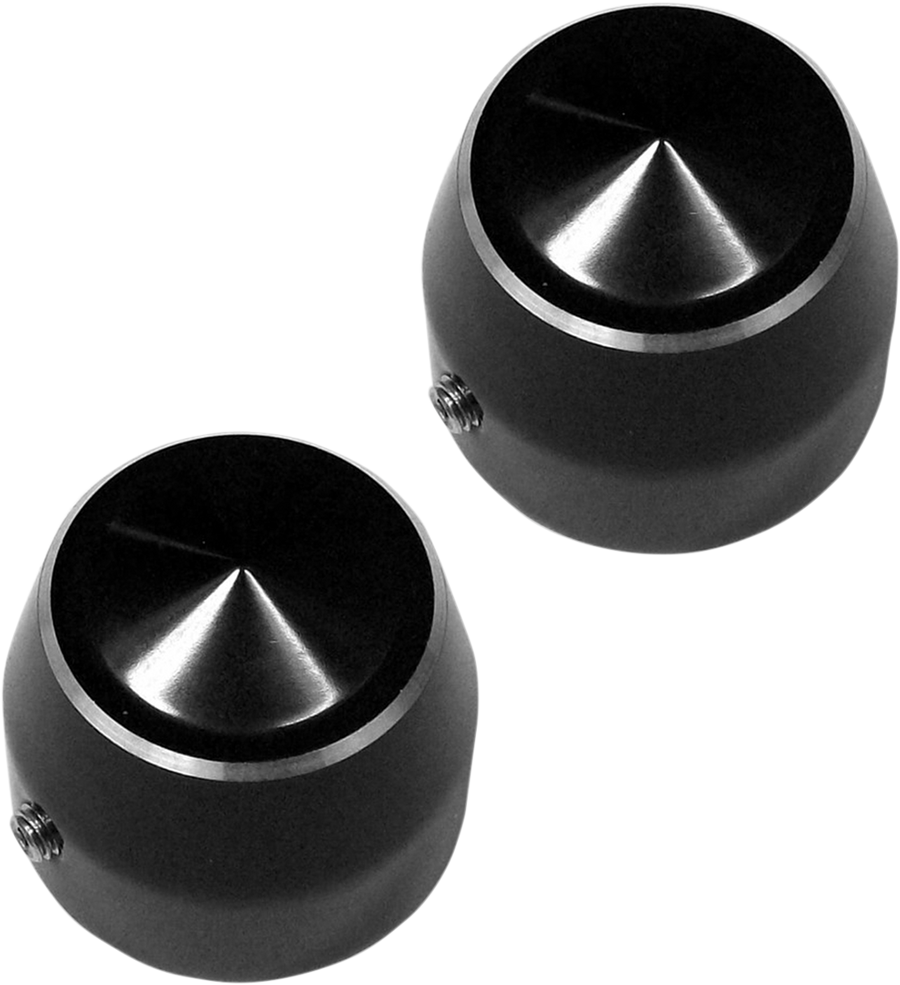 0214-0824 - ACCUTRONIX Axle Caps - Black - Elite - 1" TAC101-EN