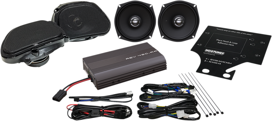 4405-0710 - HOGTUNES 200W Amp/Speaker Kit - RG REV450RGUKIT-AA