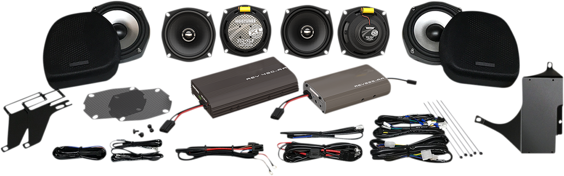 4405-0713 - HOGTUNES Dual Amp/Speaker Kit - Ultra ULTRA 6 PACK-XL