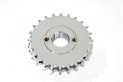 19-0492 - Chrome Engine Sprocket Splined 24 Tooth