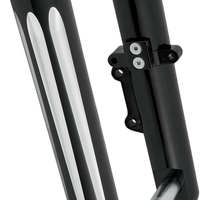 0403-0099 - ARLEN NESS Hot Legs Fork Legs - Dual Disc - Deep Cut - Black/Silver 40-512