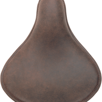 DRAG SPECIALTIES Seat - Spring Solo - Low-Profile - Small - Distressed Brown Leather 0806-0039