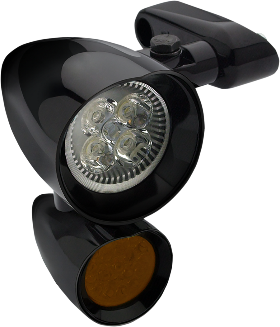 2040-2748 - HEADWINDS Spotlight - Turn Signal - Black FLT900VD0015ZAP