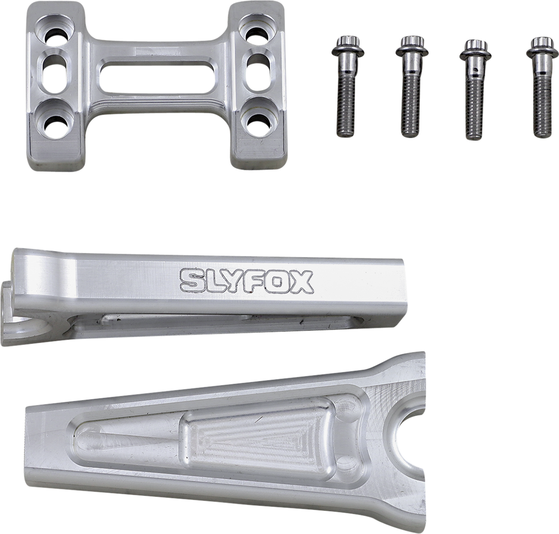 0602-1156 - SLYFOX Risers - Straight - 6" - Raw TM-SLY3