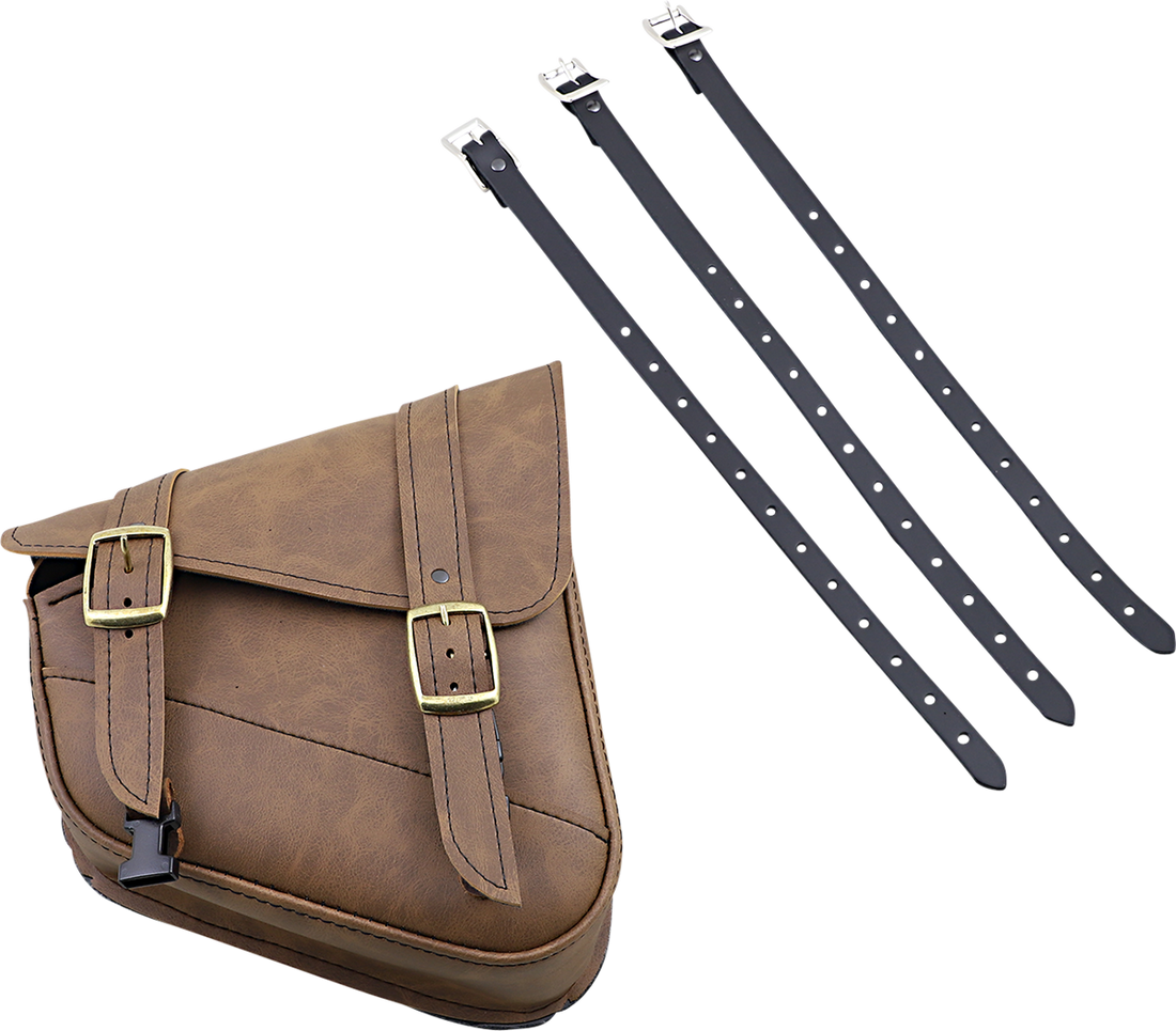 3501-1735 - WILLIE & MAX LUGGAGE Swing Arm Bag - Brown 59779-08