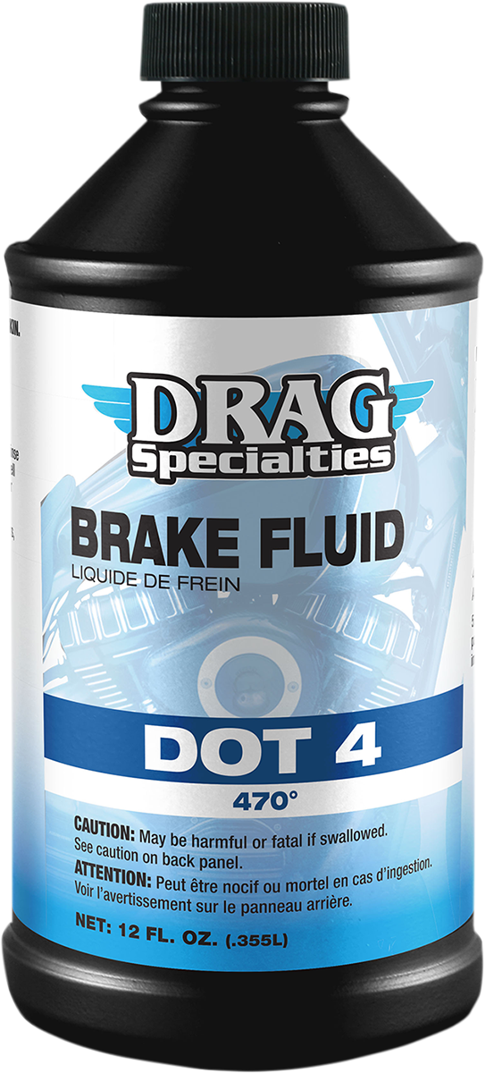 3703-0057 - DRAG SPECIALTIES OIL DOT 4 Brake Fluid - 12 U.S. fl oz. 37030013