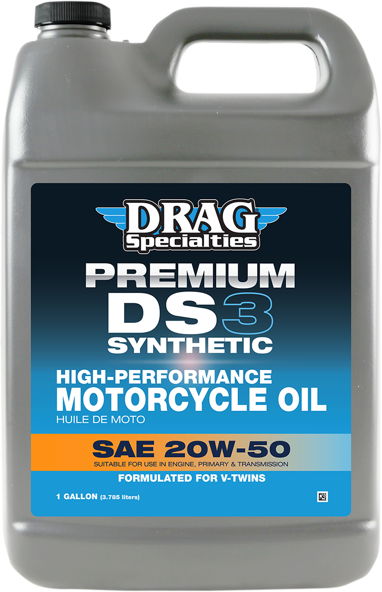 3601-0771 - DRAG SPECIALTIES OIL DS3 Synthetic Engine Oil - 20W-50 - 1 U.S. gal 198927