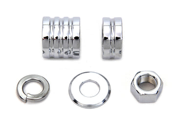 2029-5 - Front Axle Spacer Kit Groove Style Chrome