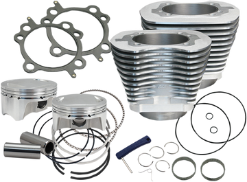 0931-0739 - S&S CYCLE Cylinder Kit - 100" - Silver 910-0642