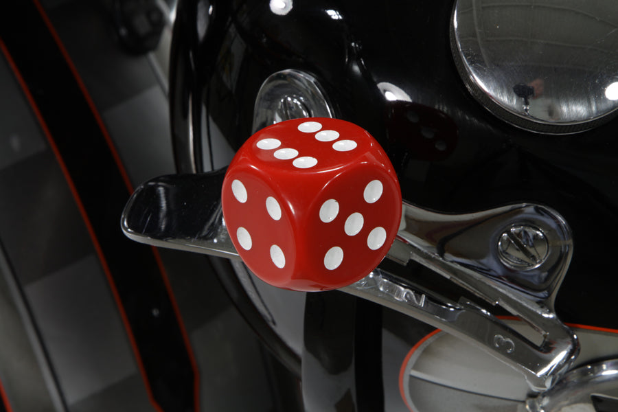 21-0937 - Red Dice Style Shifter Knob