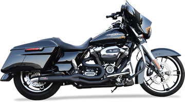 1800-2504 - BASSANI XHAUST Road Rage II 2-Into-1 Mid-Length Exhaust System - Chrome 1F62C