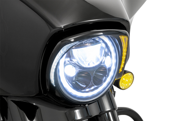 2040-2763 - CIRO Headlight Bezel - Black 45206