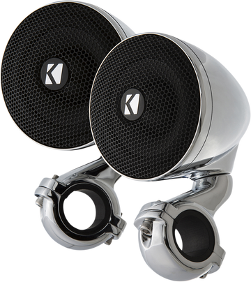 4405-0801 - KICKER Mini Speakers - 2 ohm - Chrome 47PSM32