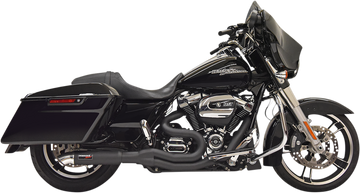 1800-2511 - BASSANI XHAUST 2:1 Exhaust - Black 1F88B