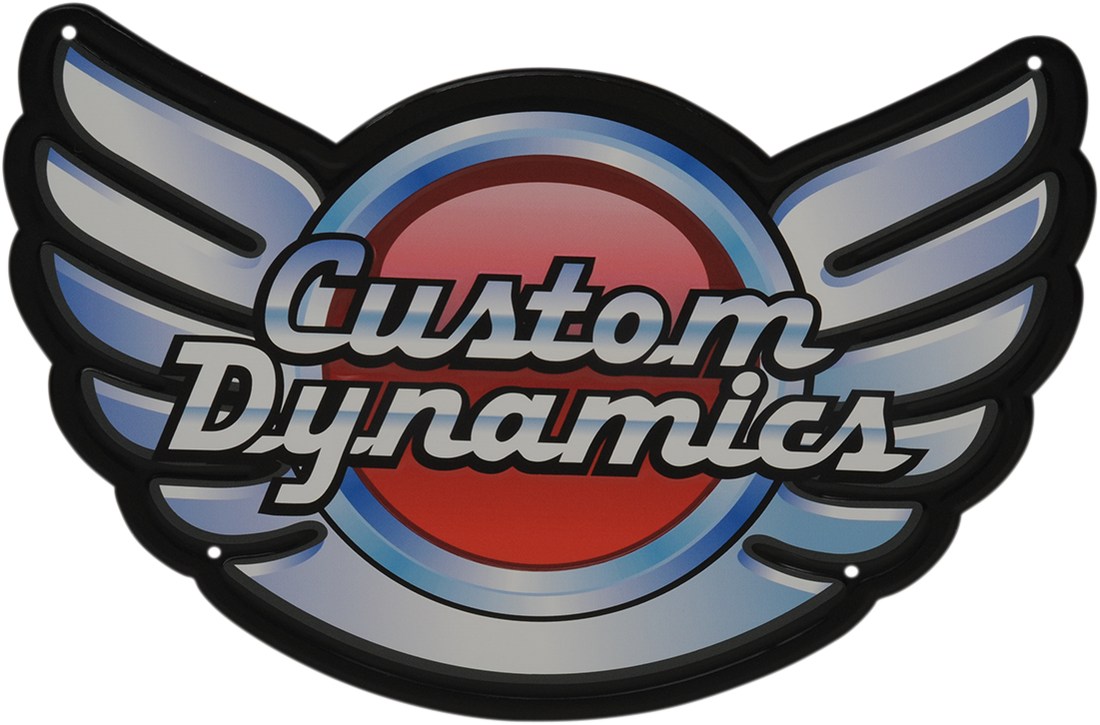 9904-1056 - CUSTOM DYNAMICS SIGN CUSTOM DYNAMICS CD-METAL-LOGO