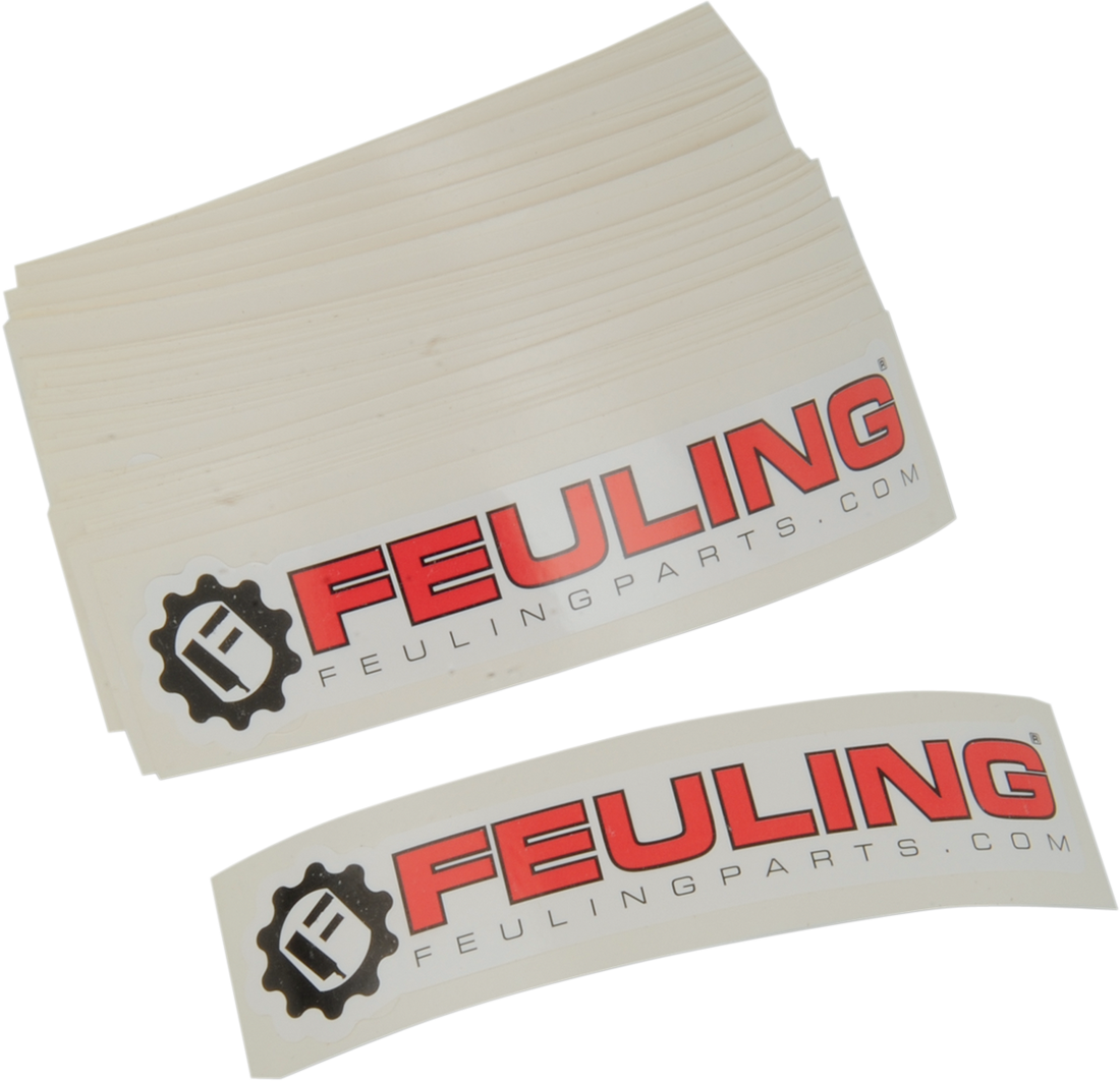 FEULING OIL PUMP CORP. STICKERS FEULING 50PK 1066