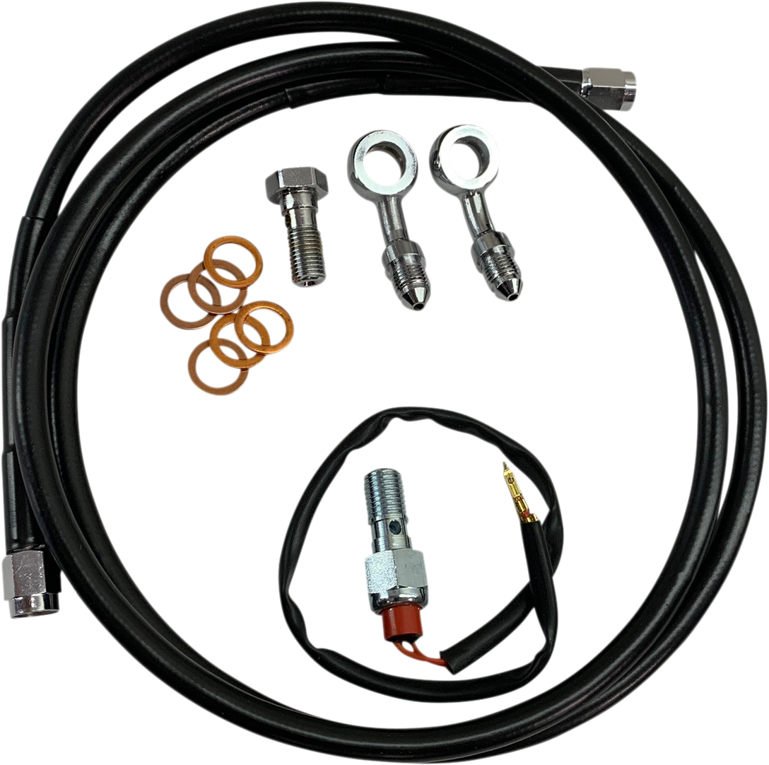 1741-6249 - HAWG HALTERS Brake Line - Softail - '18+ - Forward Control BHK-040-B