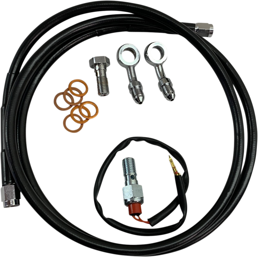 1741-6249 - HAWG HALTERS Brake Line - Softail - '18+ - Forward Control BHK-040-B