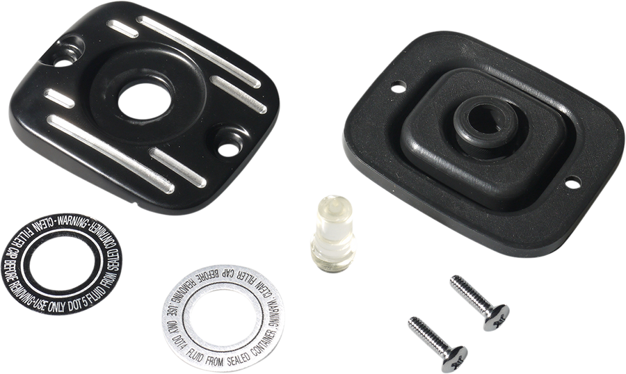 DRAG SPECIALTIES Master Cylinder Cover - Black 78150