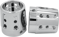 0214-0782 - AVON GRIPS Front Axle Nut Cover - Chrome - Gatlin - 1" AXL-GAT-CH