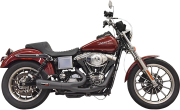 1800-2517 - BASSANI XHAUST Ripper 2:1 Exhaust System - Black 1D5B