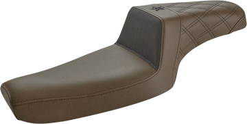 0804-0771 - SADDLEMEN Unknown Industries Seat - Front Carbon Fiber/Black Gripper Lumbar/Rear Lattice Stitch - XL UN79-03-173BR