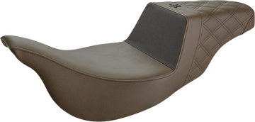 0801-1361 - SADDLEMEN Unknown Industries Seat - Front Carbon Fiber/Black Gripper Lumbar/Rear Lattice Stitch UN08-07-173BREX