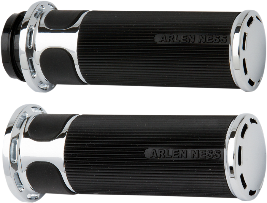 0630-1023 - ARLEN NESS Grips - Slot Track - Cable - Chrome 07-300