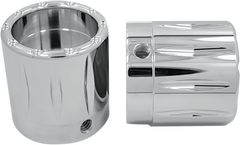 0214-0784 - AVON GRIPS Front Axle Nut Cover - Chrome - Rival - 1" AXL-RIV-CH