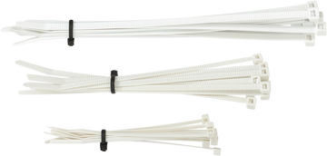 2404-0586 - MOOSE RACING Cable Ties - White - 30-Pack 303-4689