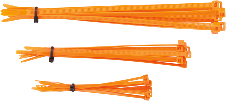 2404-0589 - MOOSE RACING Cable Ties - Orange - 30-Pack 303-4682