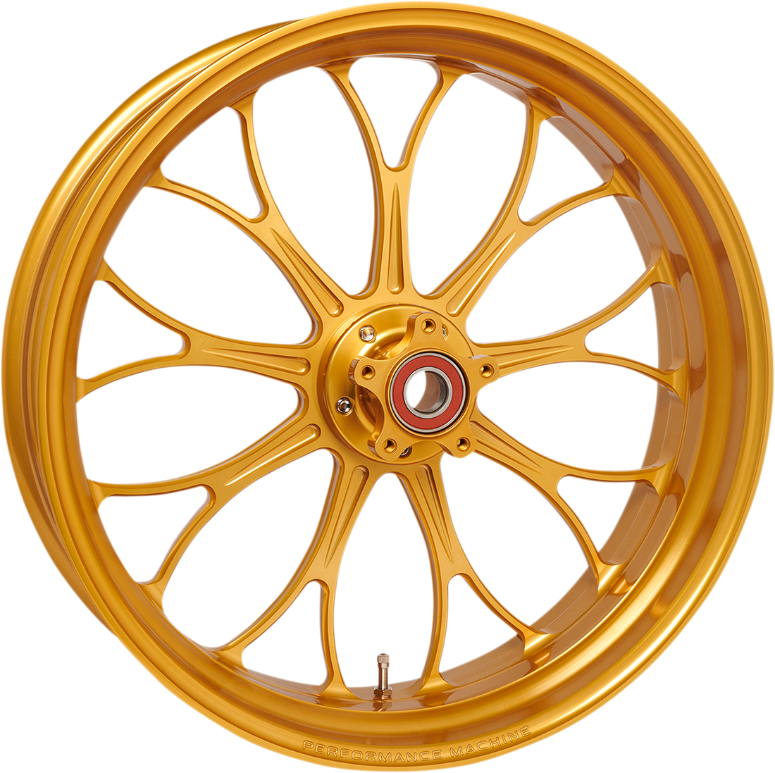 0201-2381 - PERFORMANCE MACHINE (PM) Wheel - Revolution - Dual Disc - Front - Gold Ops* - 18"x5.50" - With ABS 12047814RRVNAPG