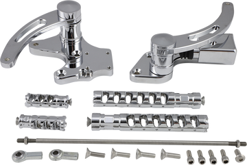 ACCUTRONIX Forward Control - Chrome - Slotted FC106-XSAKC