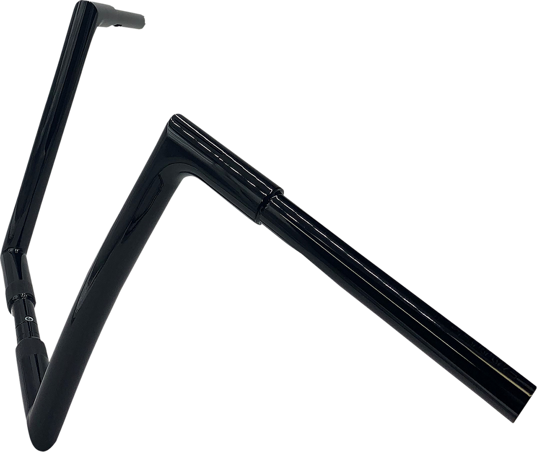 0601-5533 - FAT BAGGERS INC. Handlebar - Flat Top - 12" - Black 708012-B